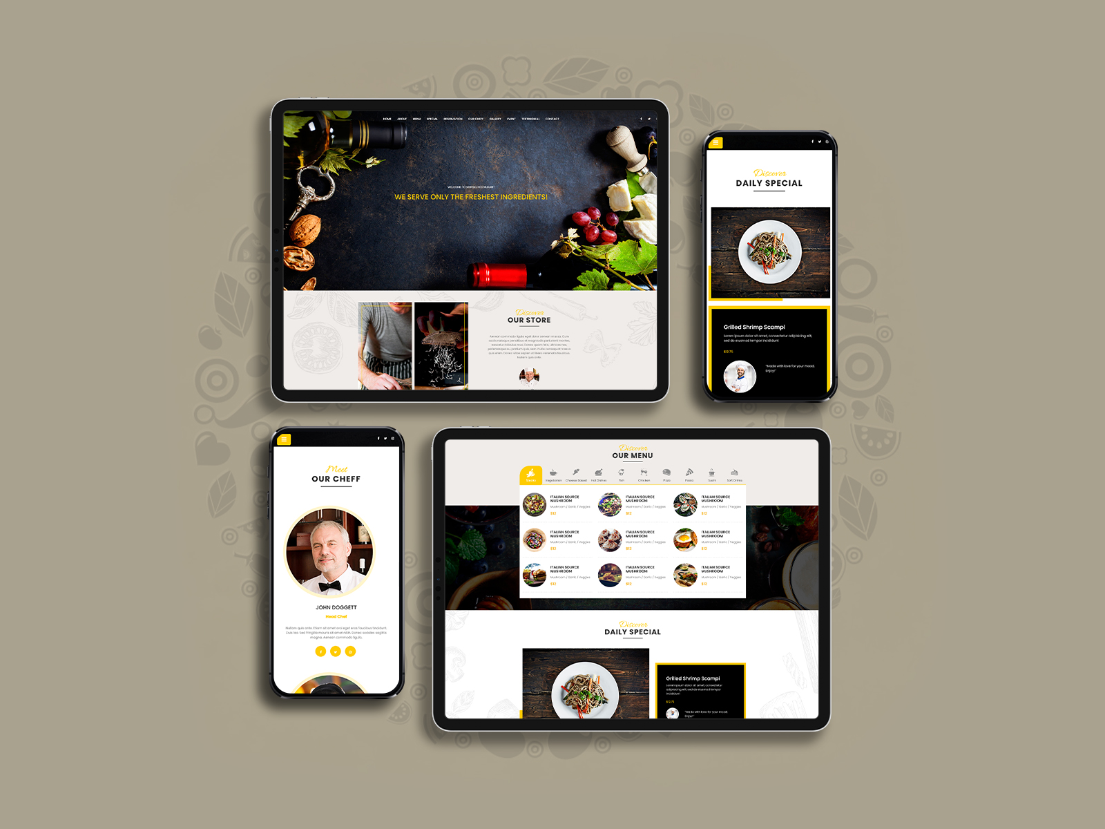 Restaurant Website Design