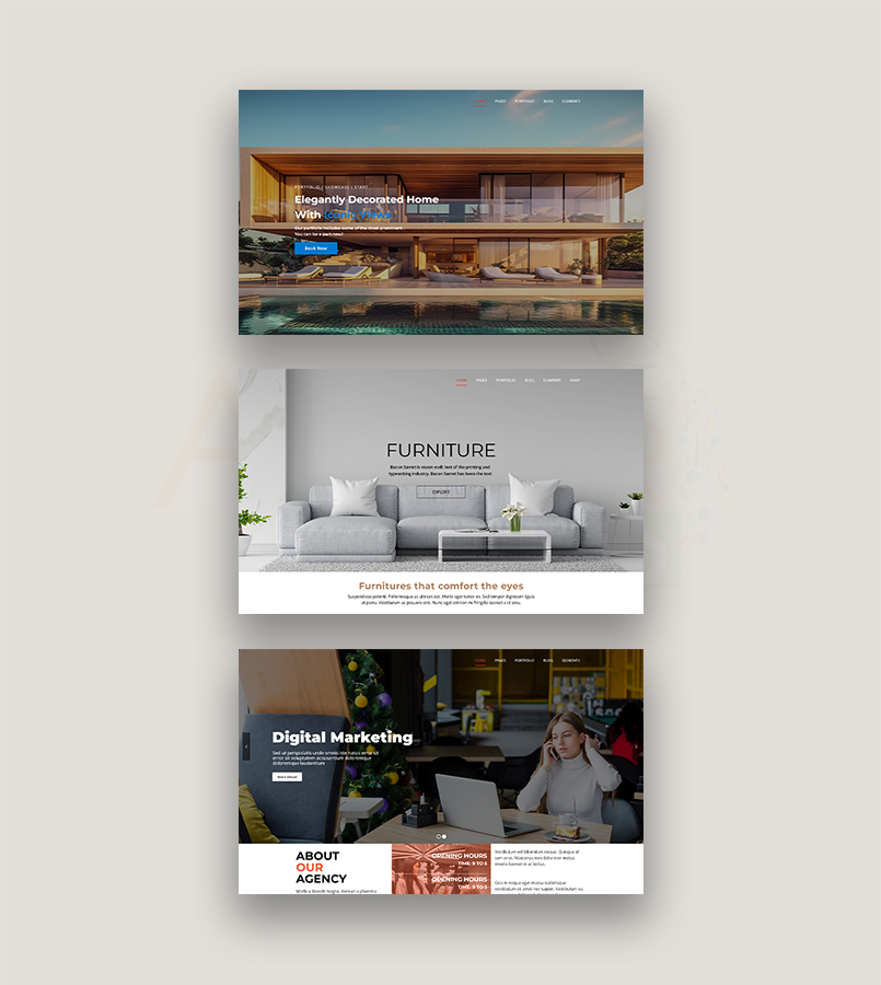 custom showit website