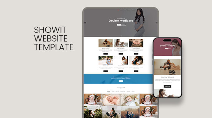 Custom Showit Website