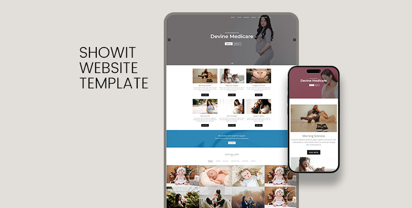 Custom Showit Website